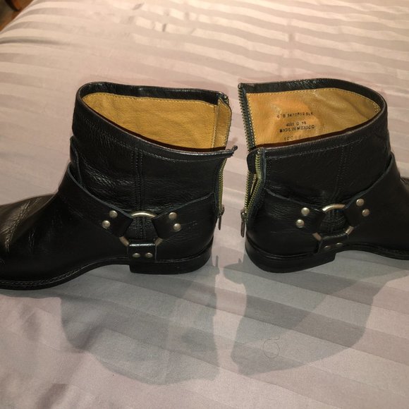 FRYE PHILLIP HARNESS Blk. Sz. 6 - Picture 6 of 16